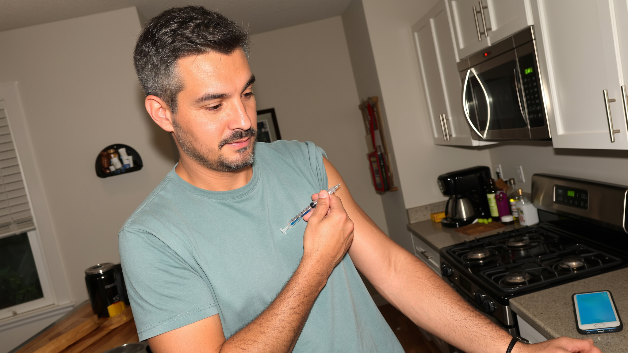 Marcus, guided first injection